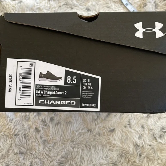 NWT Under Armour Charged Aurora 2 Training Shoes - Picture 6 of 6